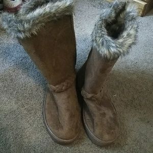 Fuzzy boots
